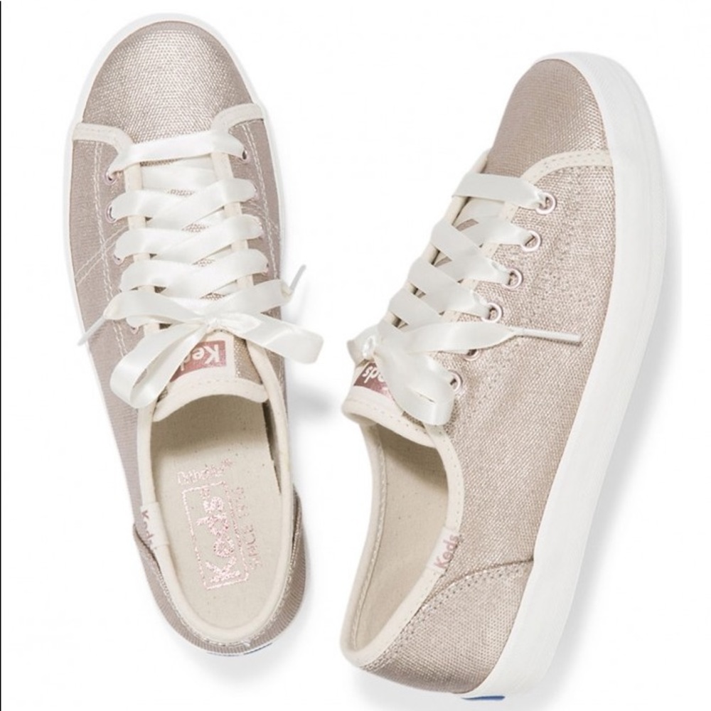 🌸NEW!!! Keds Rose Gold Matte Brushed Kickstart 11